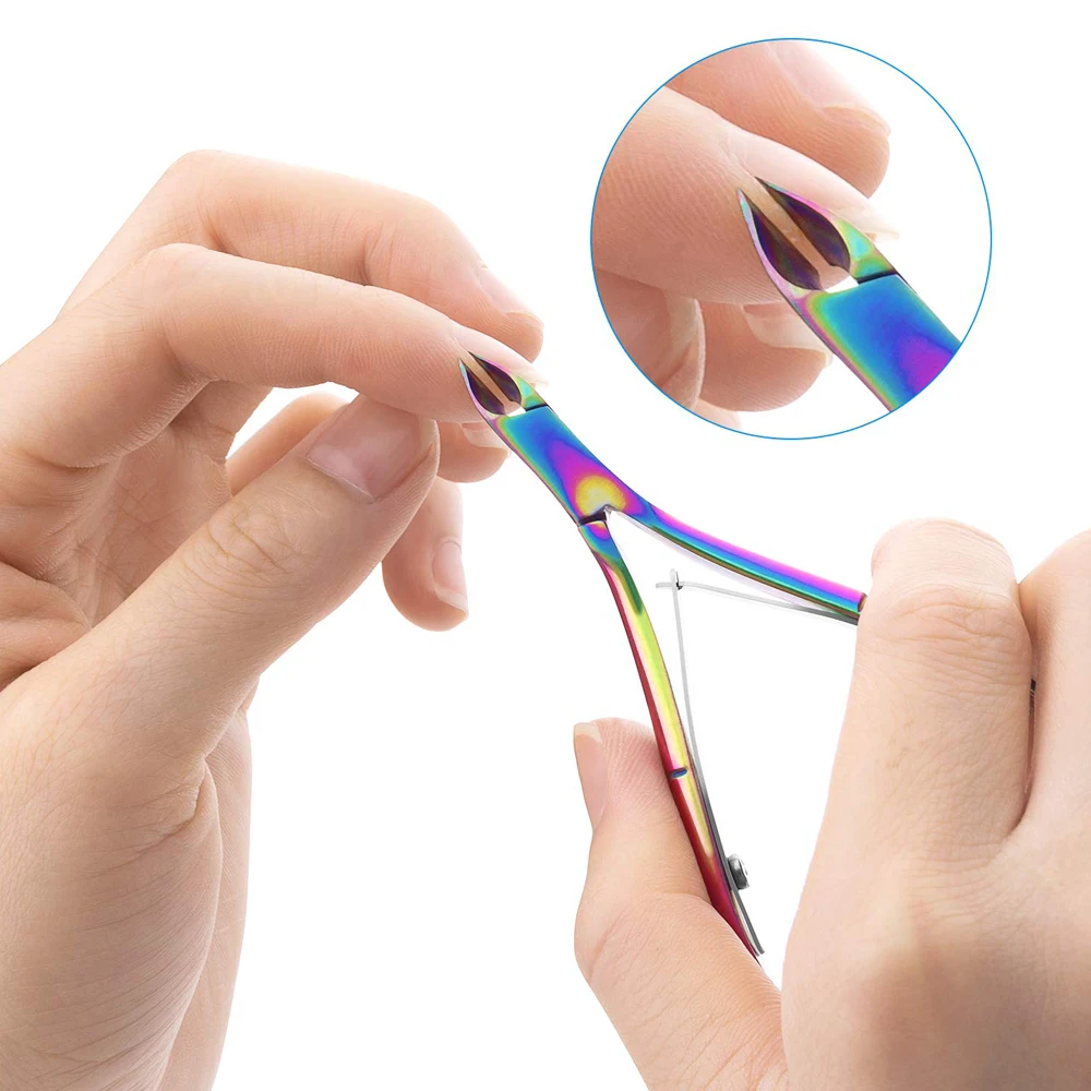 Premium Quality Super Sharp Podiatry Tools Cuticle Remover Cutter Professional Stainless Steel Ingrown Nail Cuticle Nipper