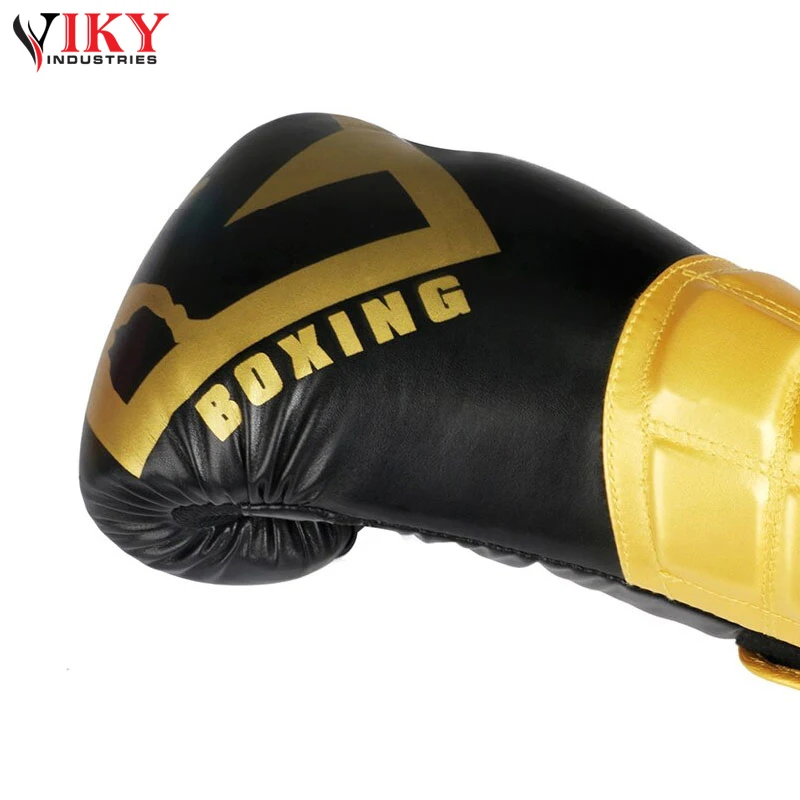 Боксерские перчатки из искусственной кожи MMA Муай Тай Бесплатная боевых подготовок перфорированном оборудовании спортивной одежды для
