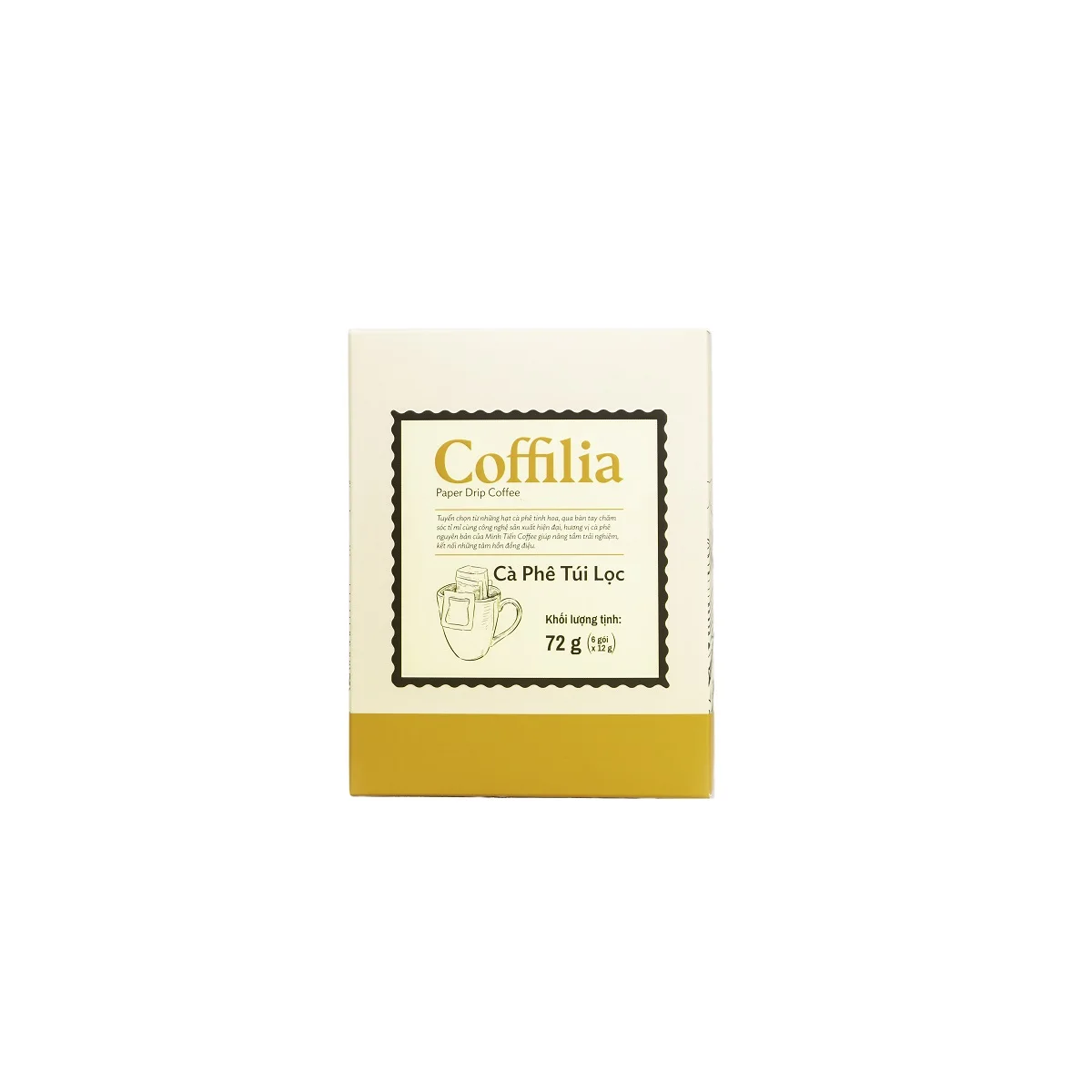 Good Quality Coffilia Drip Coffee Bag 100% Nature Box Packaging Coffee Flavor And Bitter Taste From Vietnam