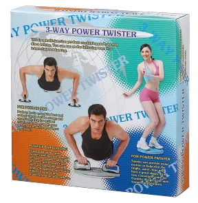 ALLWINWIN TWD21 Waist Twisting Disc - Detachable Rotate Push Up Bar