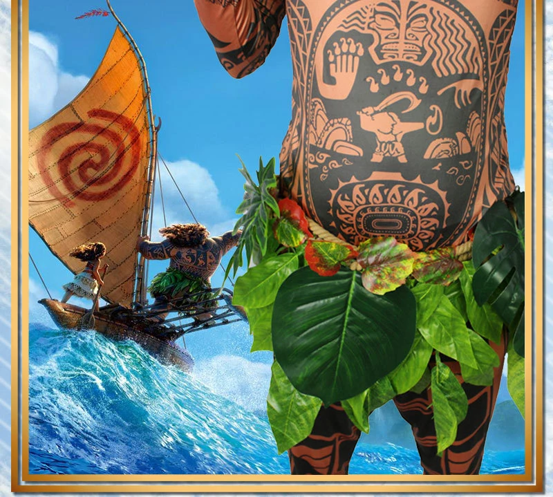 2021 Ocean Moana Party Dresses Fun Japanese Male Men Funny Halloween Costumes Boy