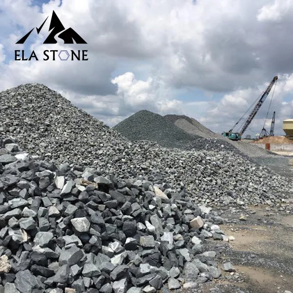 ELA Stone Traditional Basement Limestone Construction Gravel crushed stone from Vietnam factory
