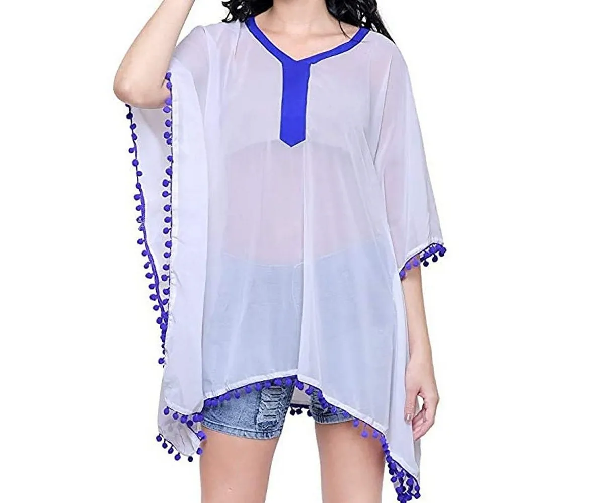 In stock super classic soft Kaftan Top Beach Wear Coverup Dresses for Women