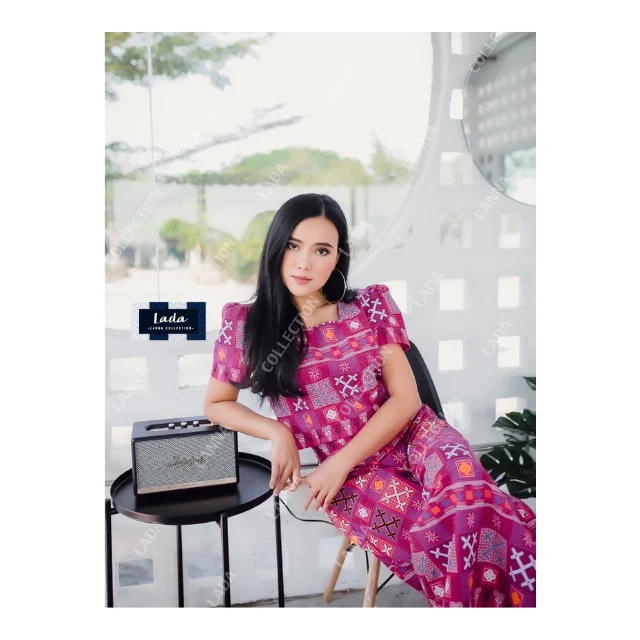 Лидер продаж тайские повседневные женские платья премиум-класса ручная работа Лада Лана коллекция 021 (укороченный комплект + брюки)