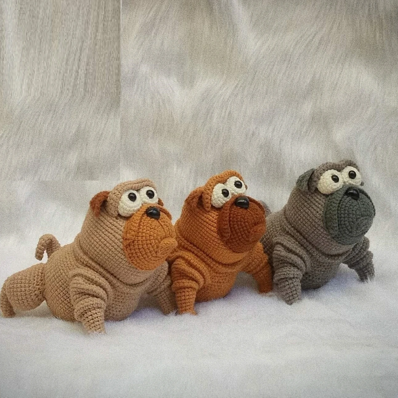 Incredible Dog Kids so cute Handmade Crochet Toys Brand Amigurumi Crochet Doll Toy DIY