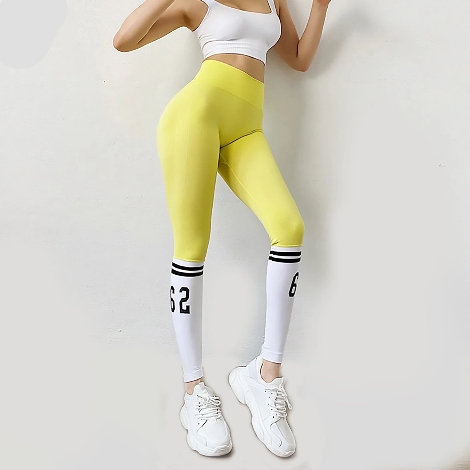 Top Resistance Large Size Female Leggings Casual Compression Fitness Ladies Workout High Waist Long Leggings Wholesale