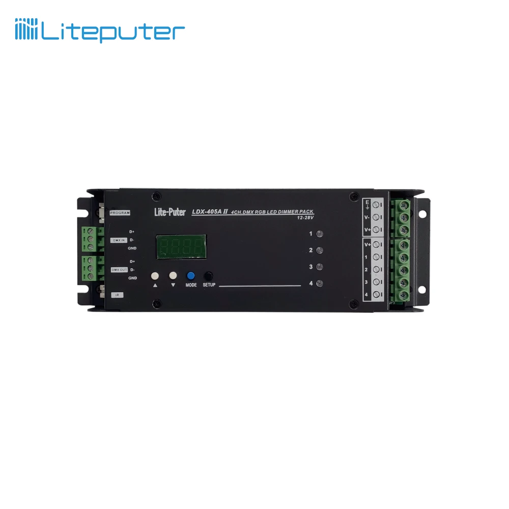 3 канала 12-28V DC DMX светодиодный драйвер