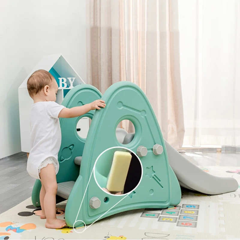 ABST New Cute Hot Sell Baby Kindergarten Indoor Playground Slide And Swing Toy