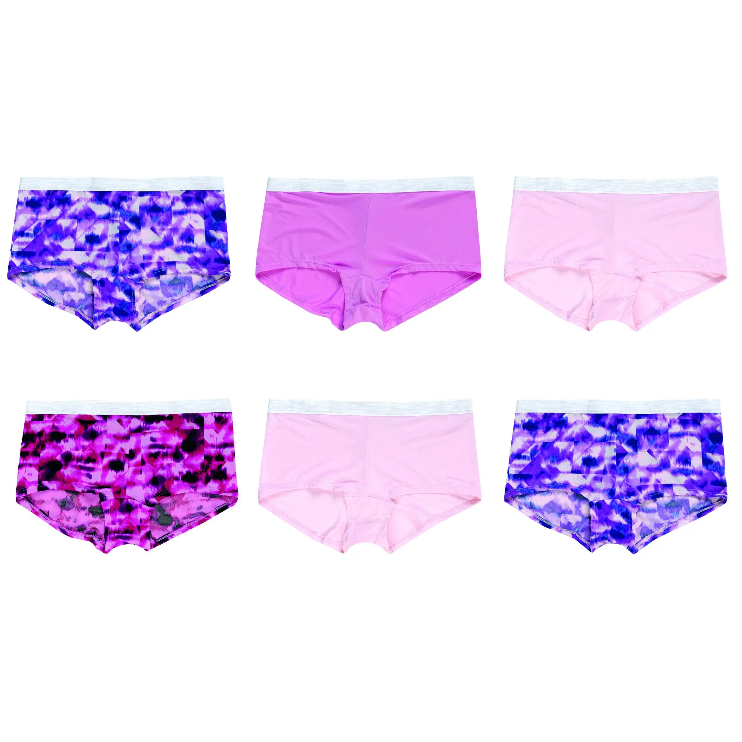 
Women Seamless Boyshort Panties Comfortable Tummy Control Slip Shorts for Under Dress Fashionable Mid-Waist Sexy Ladies Womens 