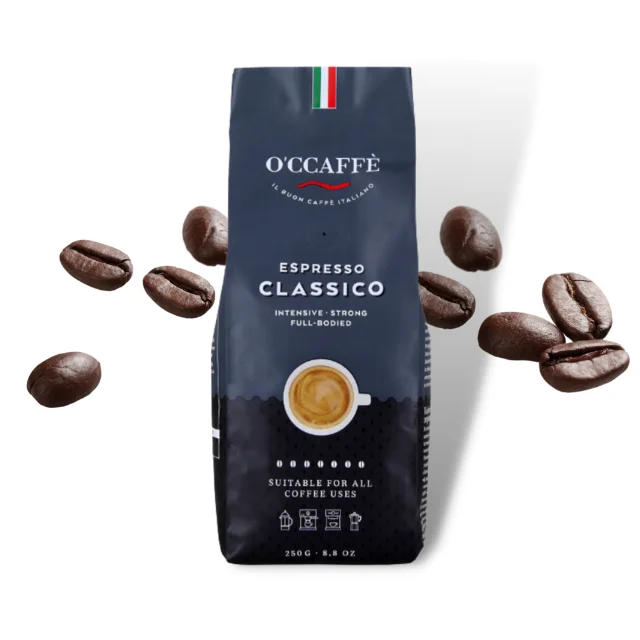 Occaffe Top итальянская 250 г сумка для эспрессо жареные кофейные зерна