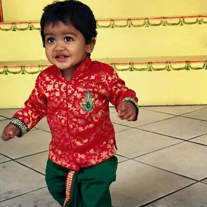 
INDIAN KIDS AND BOYS WEAR FOR PARTY AND WEEDING WEAR LATEST INDIAN TREND OF INDIA AND HAND MADE FULLY EMBROIDERY WORK ON KURTA 