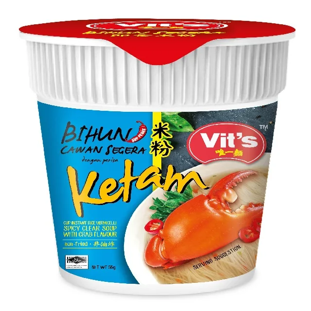 Vits Instant Vermicelli Noodle Spicy Clear with Crab Flavour