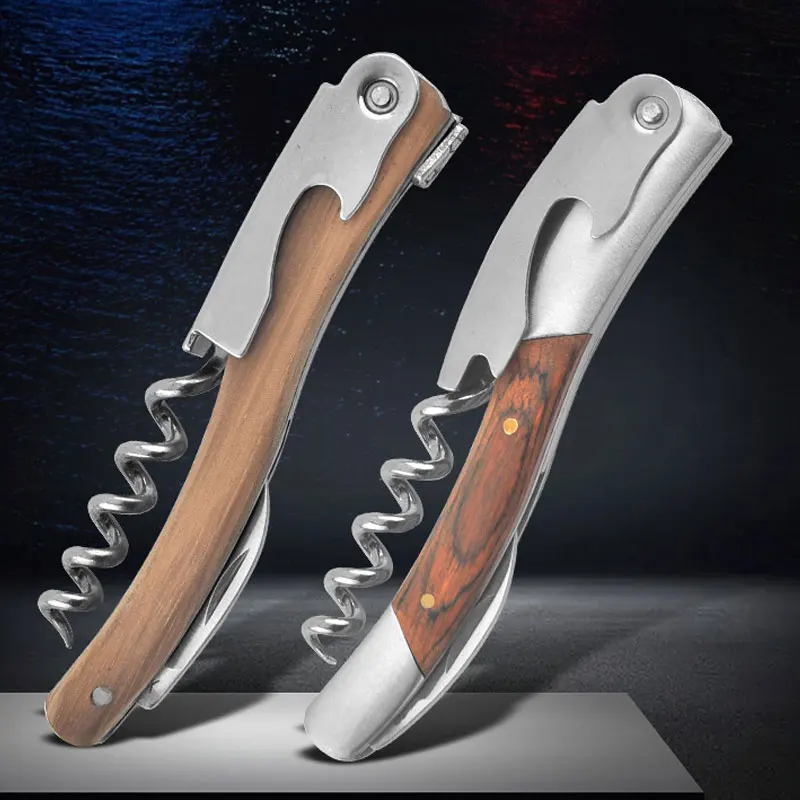 Панель для инструментов из нержавеющей стали роскошный подарок пивная ручка логотип деревянная бутылка