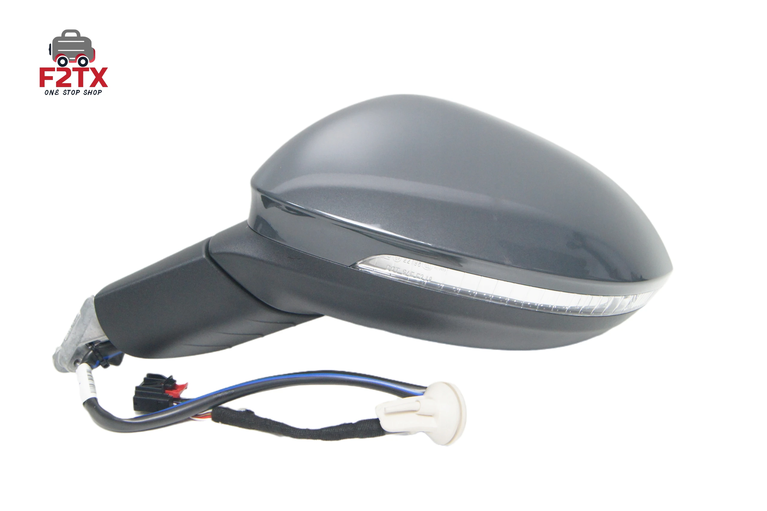 5H0857537GRU/5H0857537 for GOLF 8/VIII/MK8 Left Chrome Glass Aspherical GLASS MIRROR CAR MIRRORS