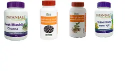 Patanjali Ayurveda Shatavar Swet Mushli Ashwagandha & Konch beej Churna Shuddh Combo