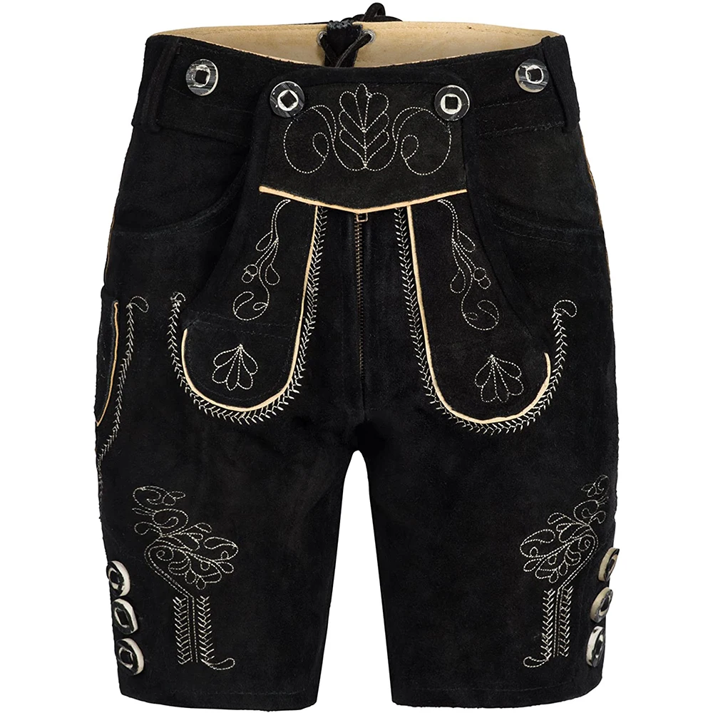 Новейший дизайн, баварские шорты MHF для мужчин, немецкие брюки Trachten Lederhosen, шорты
