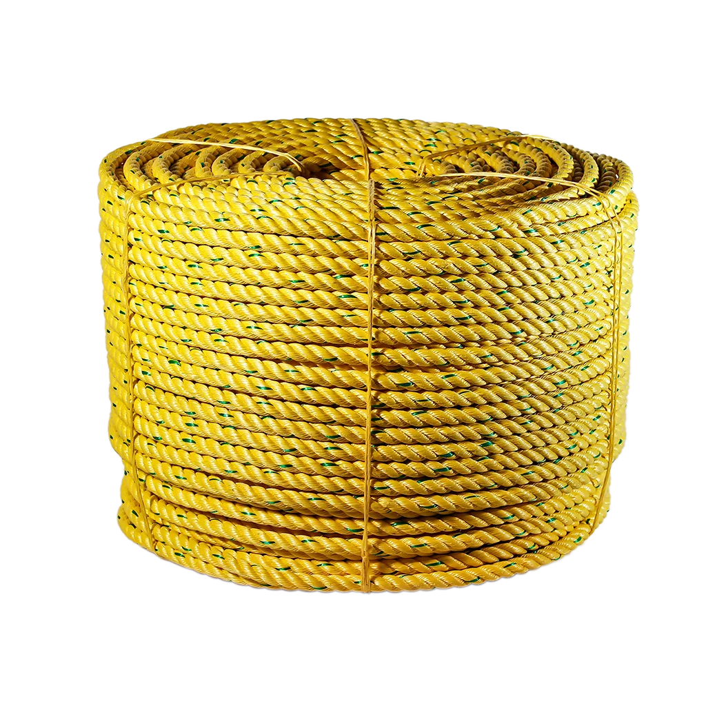 High Strength Colorful Natural 3strands 5-48 mm Twisted PP/Polypropylene Rope made in Vietnam