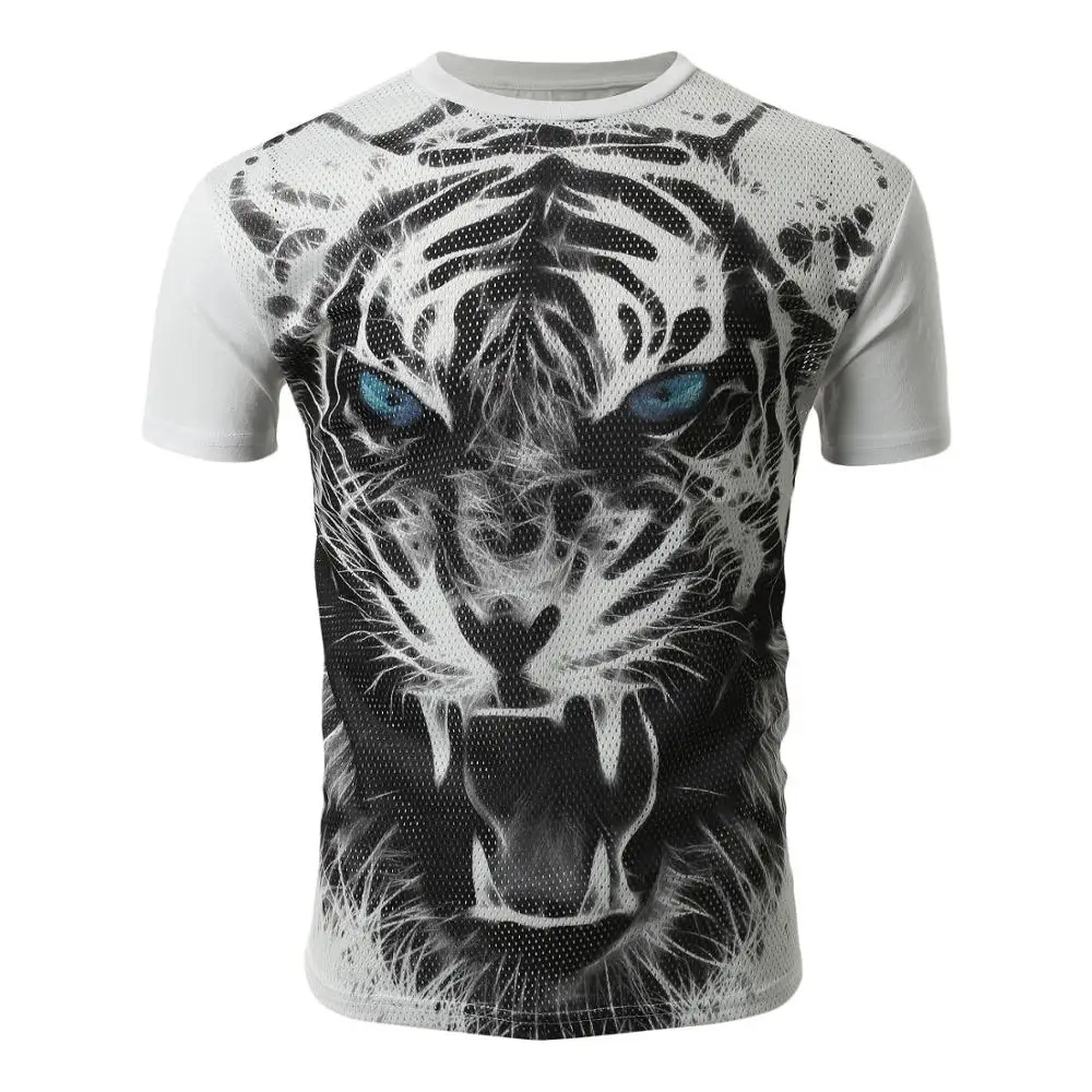 3d tiger sublimation Vacation t shirt