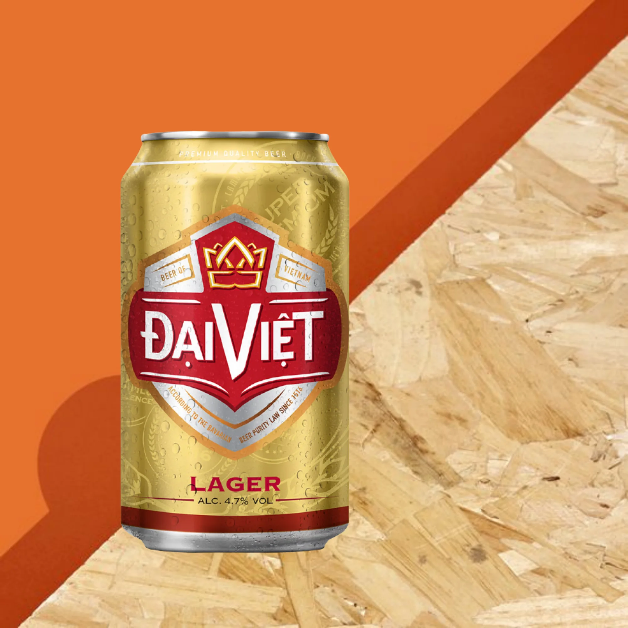 Пиво Dai vietnam Lager Alc 4.7% Vol алюминиевая банка 330 мл высококачественный спиртовой напиток пиво для продажи