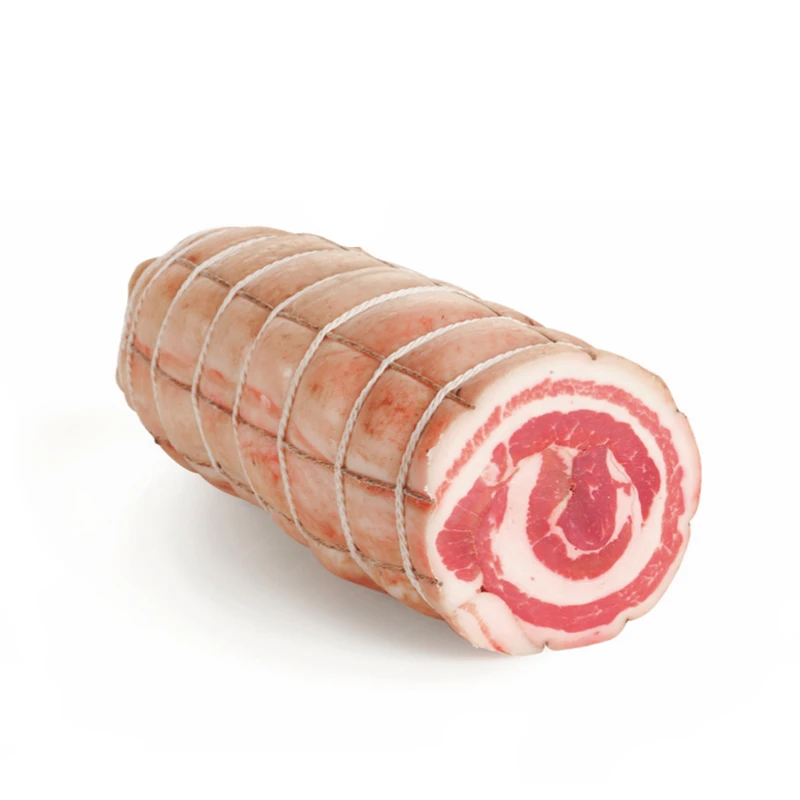 ITALIAN ROLLED PORK BELLY WITH GARLIC PANCETTA kg 3 | high quality gluten free pork meat | Italy supplier
