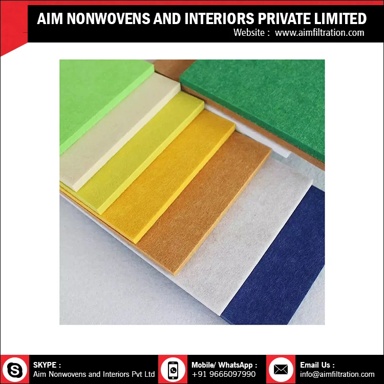 9mm Thickness Polyester Acoustic Panels For Building Acoustic For Sale At Bulk Exporter