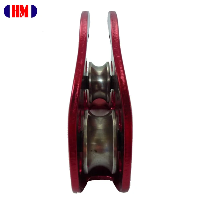 Aluminum Tandem Zip line CE Certified Pulley for Adventure Park