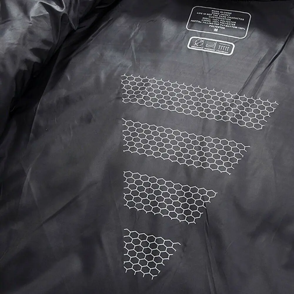 Мужская зимняя куртка, зимнее пальто с капюшоном, куртка-пуховик оверсайз, куртка-пуховик