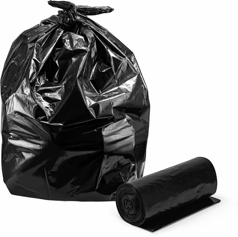 Recycled Trash Bags / Biodegradable Nylon Trash Bags with Star-seal Bottom  , 42-55 Gallons Direct from Vietnam Manufacturers
