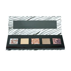 Makeup Eyeshadow Palette With Mirror Widely Use High Pigment 4 Colors Eyeshadow Custom