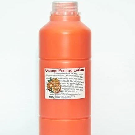 Private Label Body & Heel Orange Peeling Lotion 1 Liter