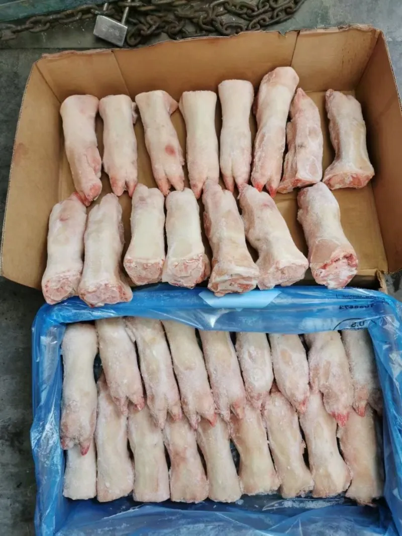 FROZEN PIG FEET PORK TROTTER OFFALS FROM BRAZIL