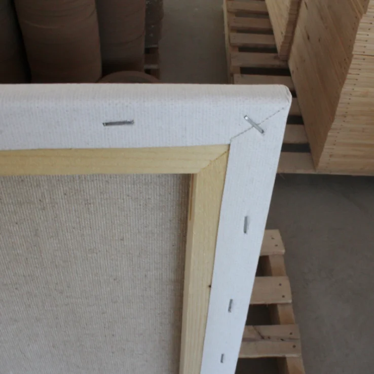 280g professional blank stretched wooden canvas