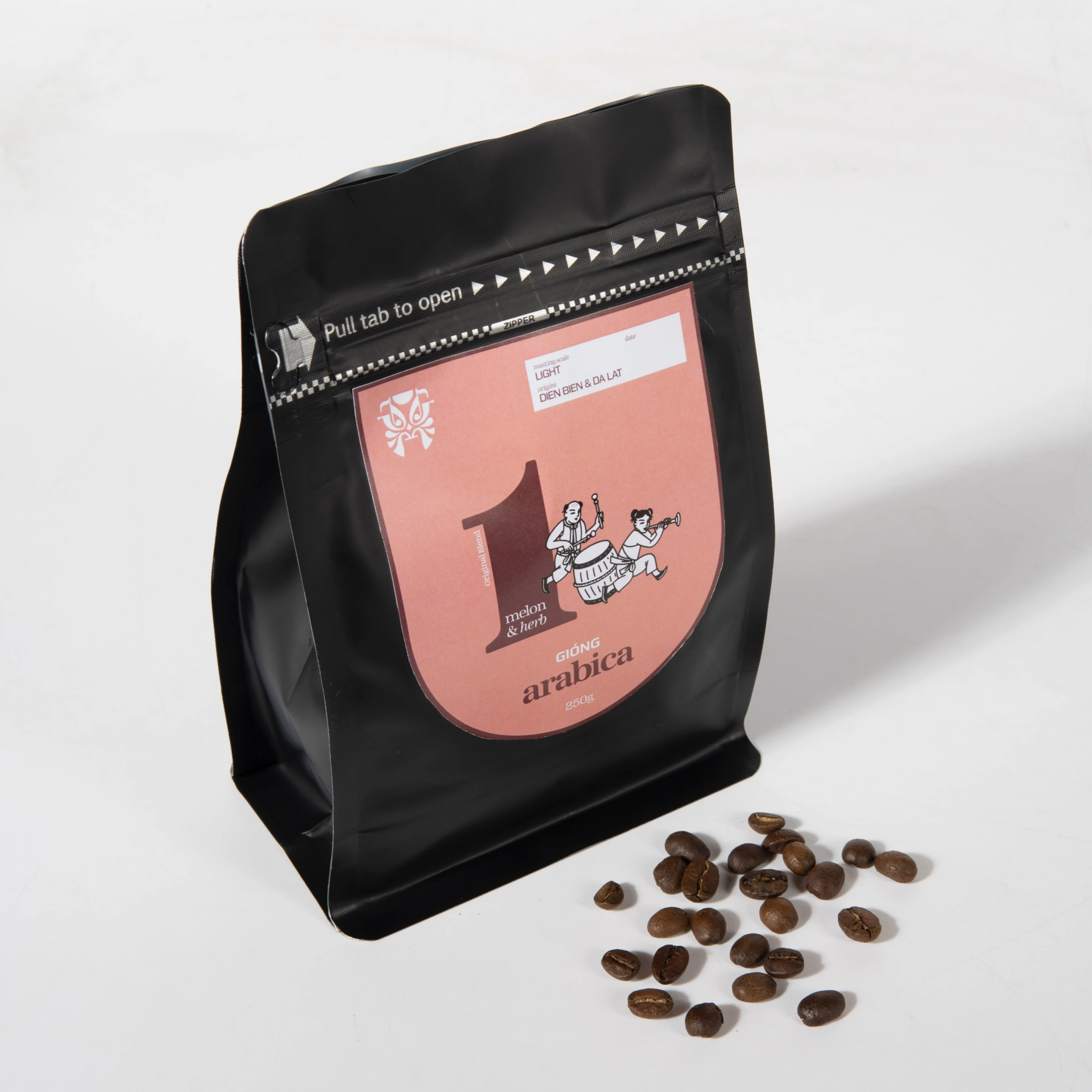 Новый продукт Giong Arabica 1, исцеляющая кофейная Дыня и травяная Арабика, жареные целые зерна, кофейные зерна
