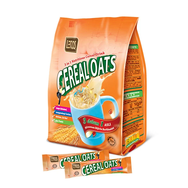 Лидер продаж, кашпо из овса, напитки в Малайзии, высокое питание, 3 в 1, кашпо, овсянка для взрослых и детей, завтрак