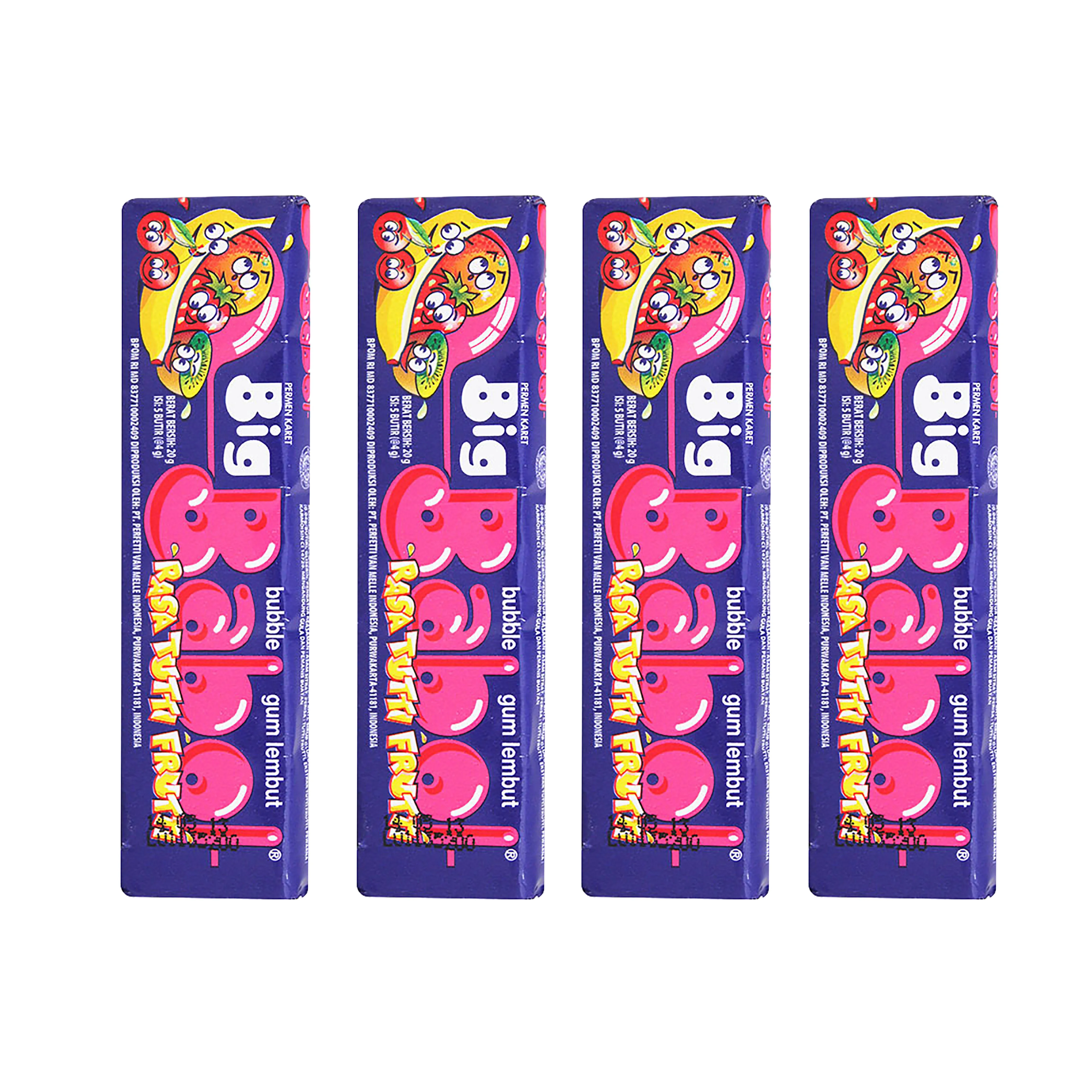 Высококачественная жевательная резинка Big Babol Stick 22,5 г со всеми Fruti, популярная жевательная резинка из Индонезии
