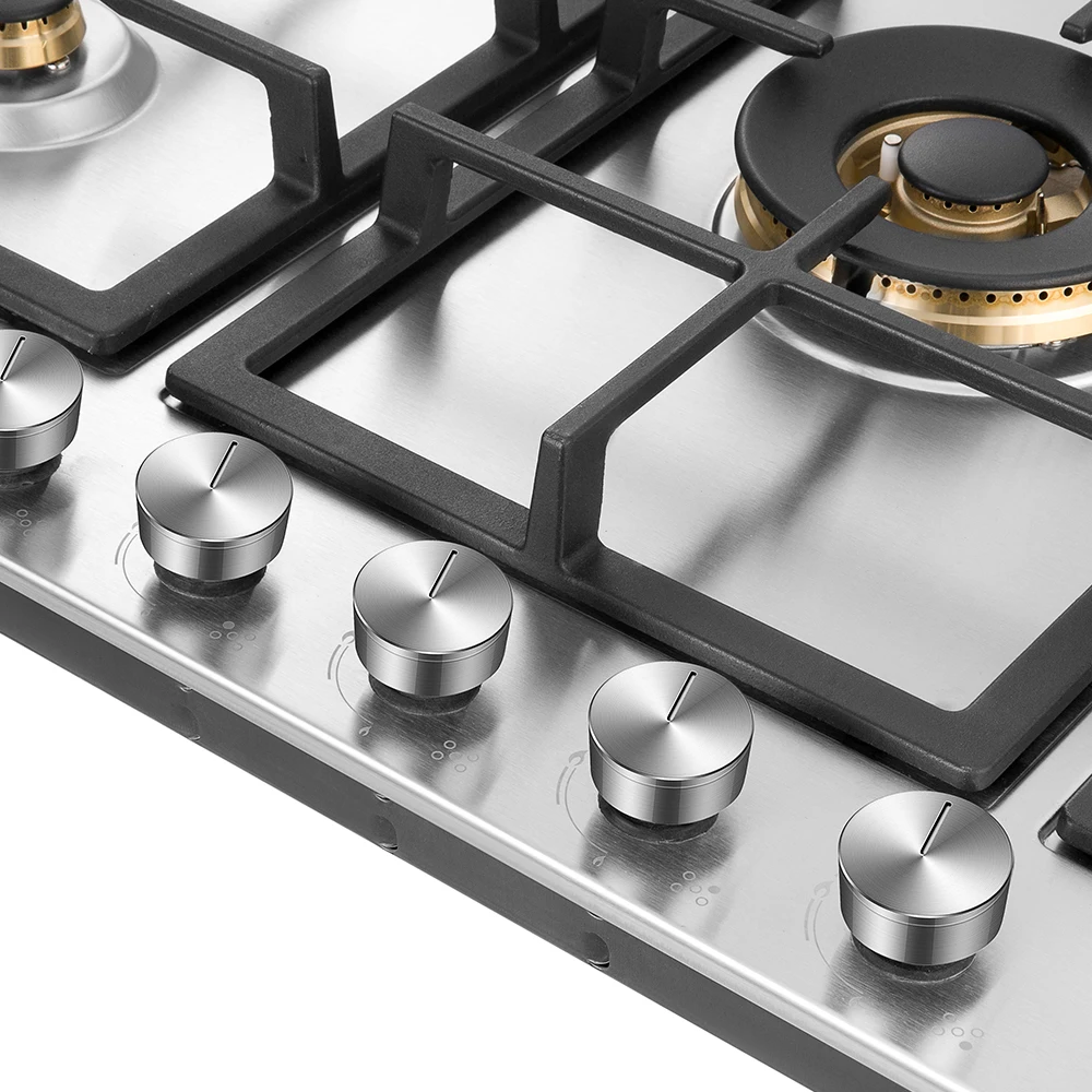 High Quality Gas  Five Burners Camping Gas Cooker Standard Gas Protector Stove Home Use G4