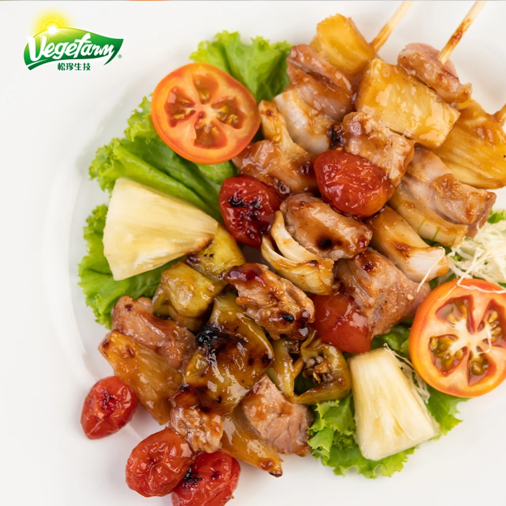 Tasty Plant Based Meat Taiwan Food Vegan Beef Chunk