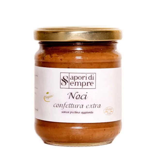 
#DELIKATESSE Best Quality | Extra Walnut Jam |Made in Italy | Vegan & Gluten Free | 210g 