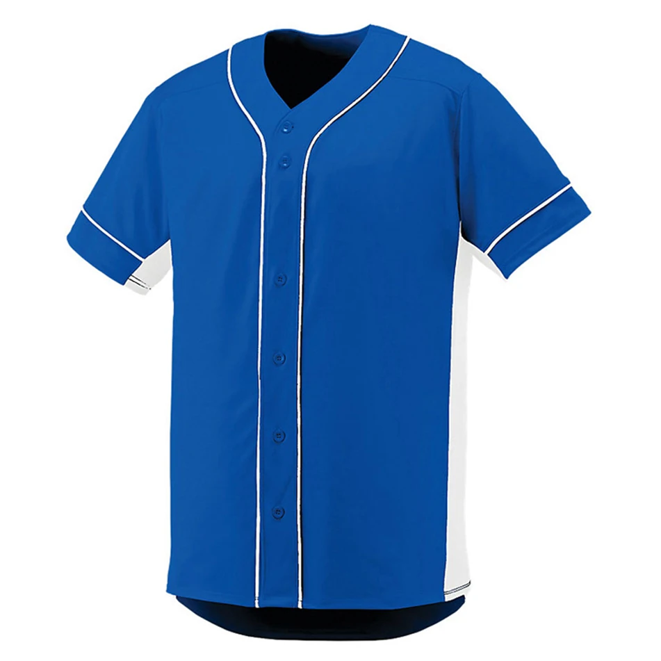 Wholesale Price Custom Logo Cheap Men s Blank Mesh Baseball uniform Jersey Set Top Softball Uniform Designs