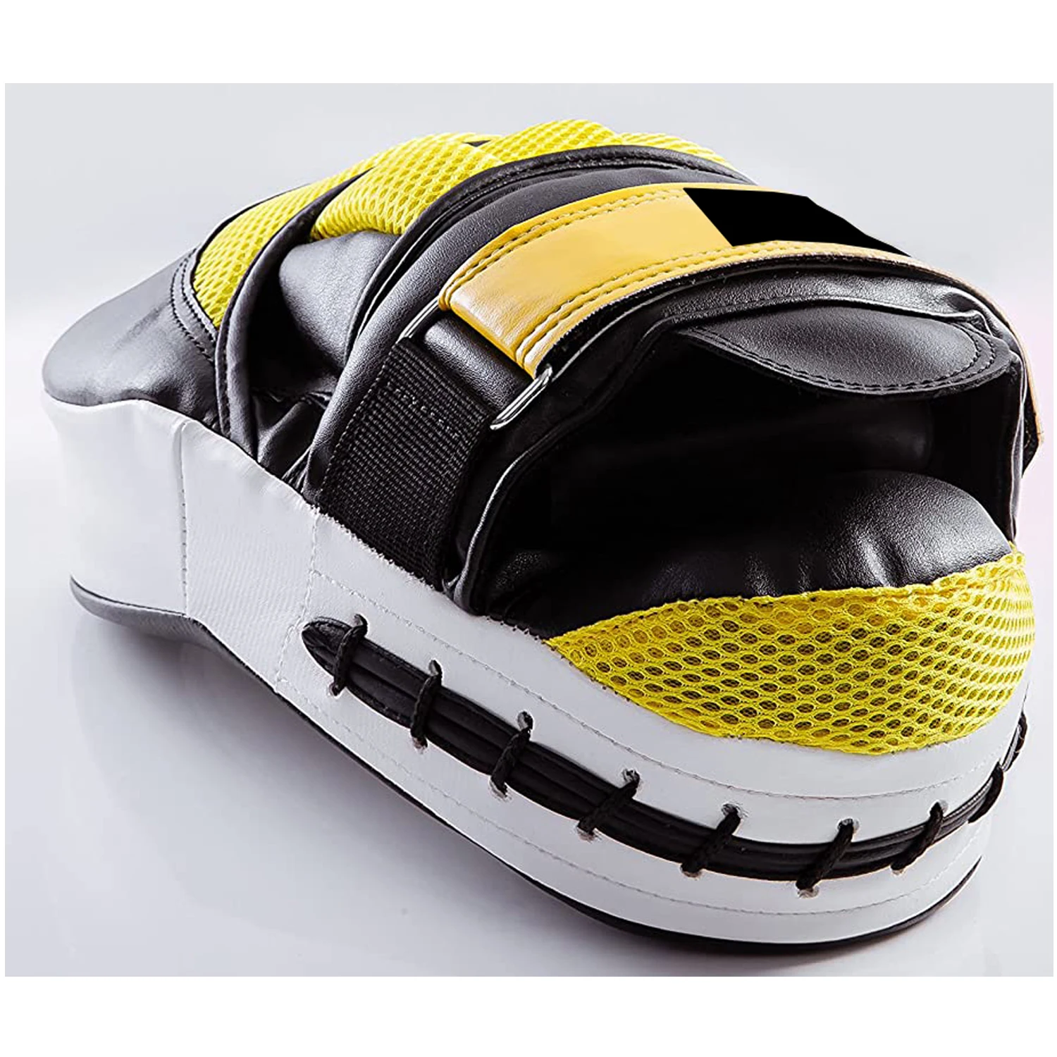 Boxing Curved Focus Punching Mitts- Genuine Leather Training Pads for MMA, Muay Thai, Sparring, Dojo, Martial Arts