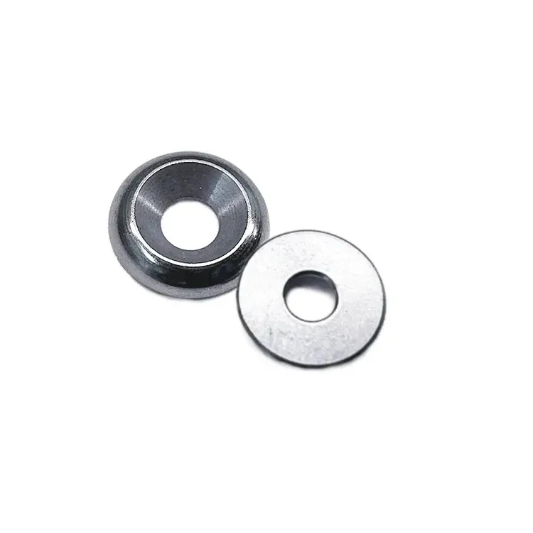 Conical captive washer washer