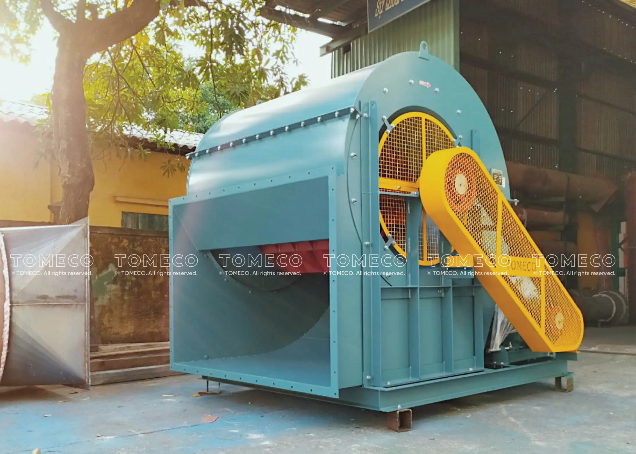 FACTORY WORKSHOP INDUSTRIAL DOUBLE WIDTH - DOUBLE INLET BELT DRIVE CENTRIFUGAL FAN - CFC.LQ01-2X SERIES