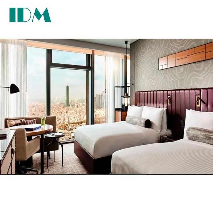 IDM-A39 Professional Design Custom Modern 5 Star Hotel Bed Room Furniture Bedroom Set
