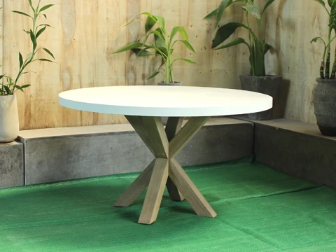 Vietnam Supplier Black Luxury Coffee Round Table Coffee Side Bed End Table Furniture Nomad Console white