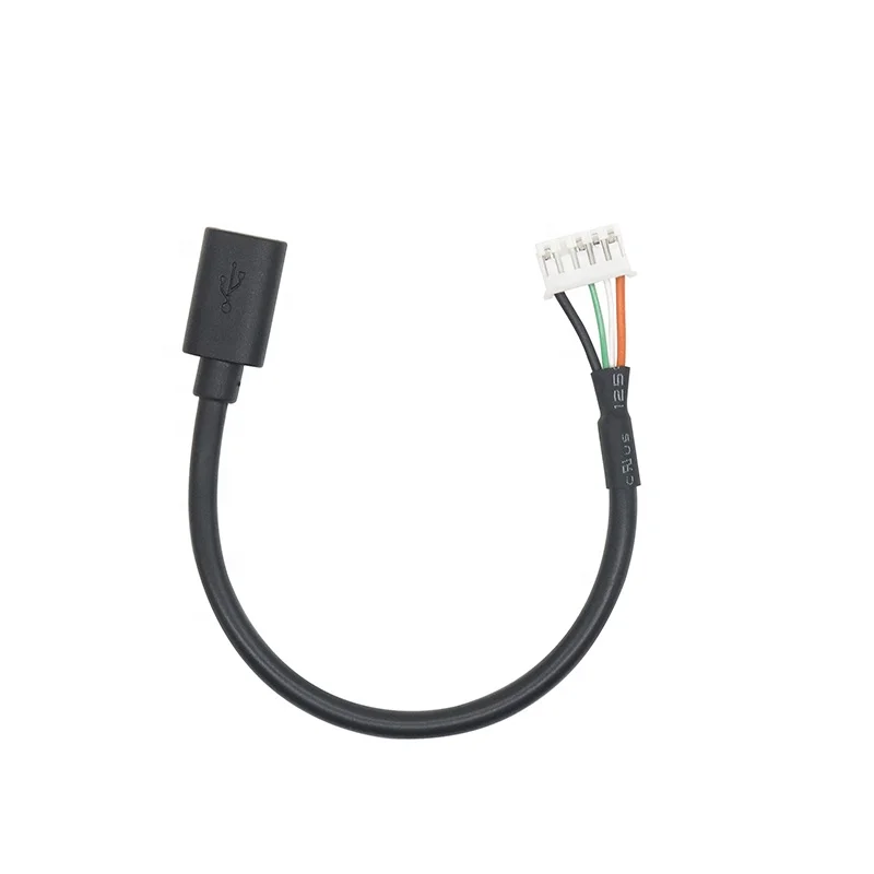 Гнездовой разъем Micro usb для dupont JST XH2.54 4 p 4-позиционный провод клеммный кабель в сборе