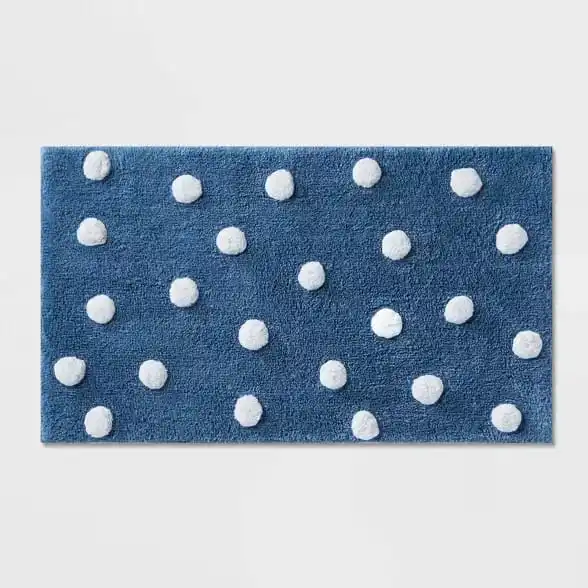 Indian Most selling 100% Cotton  Tufted Designer  Bath mats  Both Side use Bath Mats