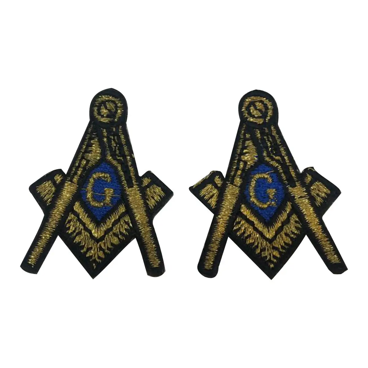 Ошейник с золотой цепочкой Masonic Blue ошейник в новом