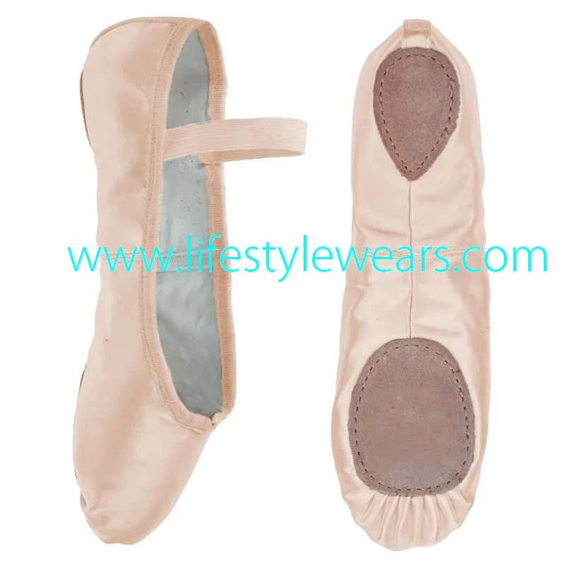
satin ballet shoes folding leather ballet shoes ballet pointe shoes 