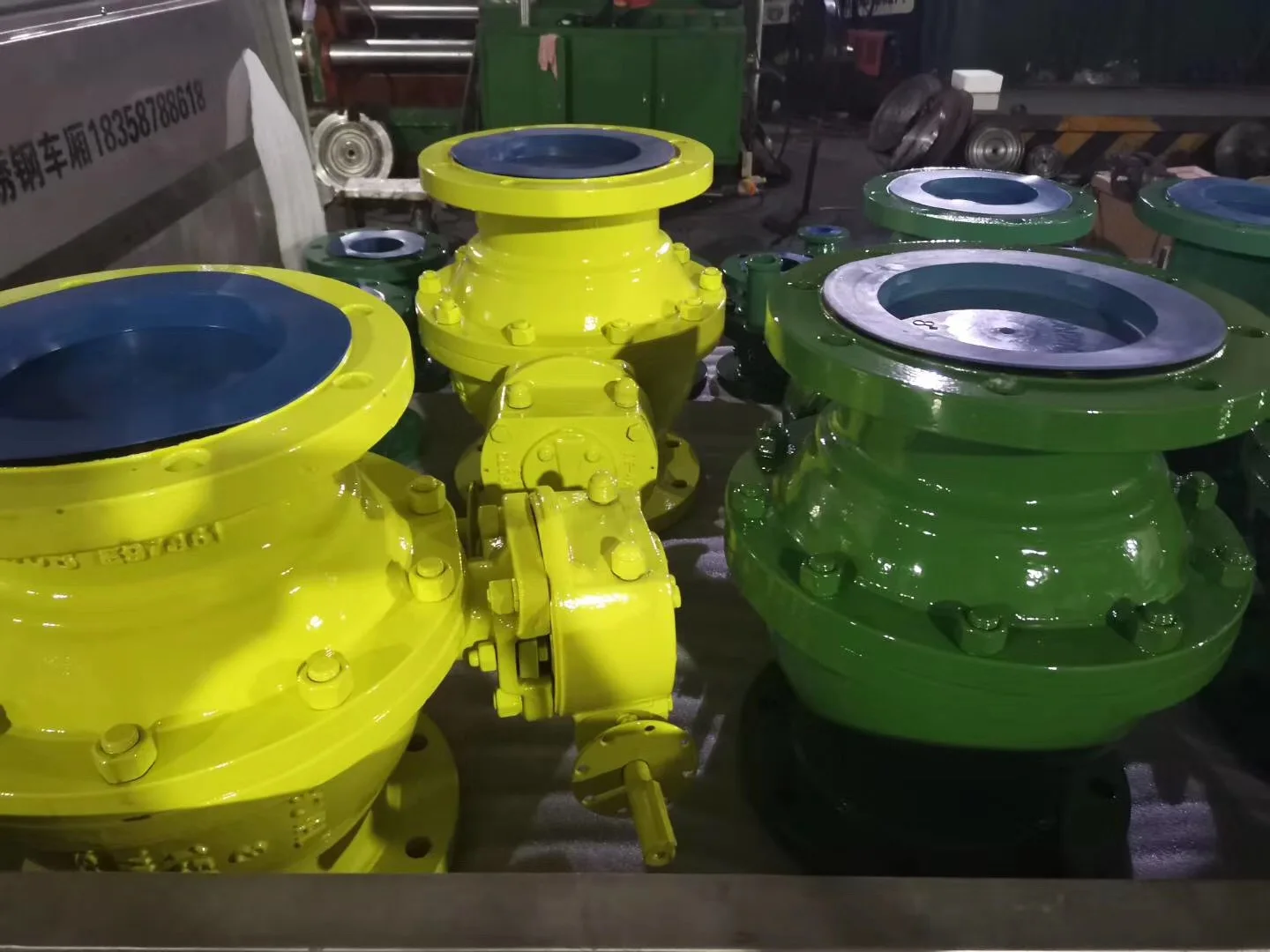 Шаровой кран Trunnion шаровой с магистралью api 6D магистральным управлением потоком газа общий