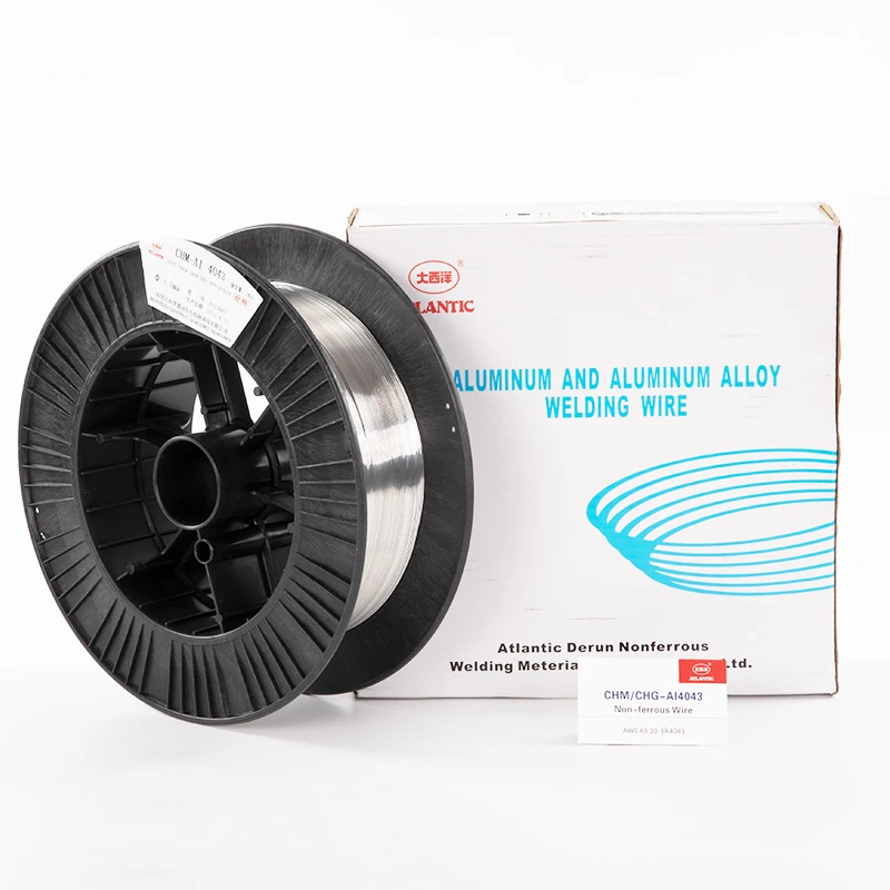 ATLANTIC Factory Price AWS A5.10 ER4043 TIG Wire Low Temperature Alloy Aluminum Welding Wire ER4043